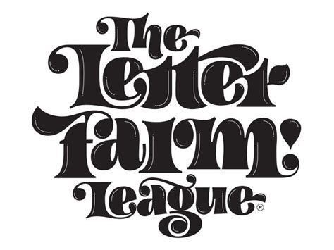 LetterFarm League Shirt Typography Design