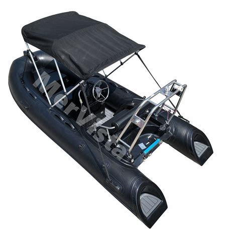 13FT Rib390 CE Certified Fiberglass Hull Hypalon PVC Rigid Inflatable