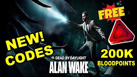 NEW DEAD BY DAYLIGHT ALAN WAKE UPDATE CODES 2024 DBD ALAN WAKE