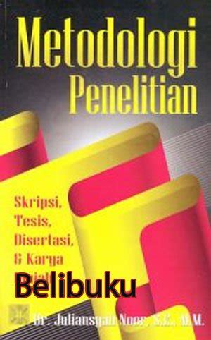 Resensi Buku Metodologi Penelitian Dan Teknik Penyusunan Skripsi