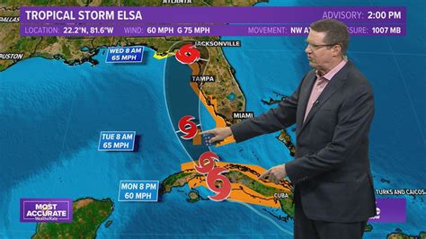 Tracking The Tropics Tropical Storm Elsa Forecast Outlook For July 5