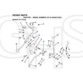 Husqvarna Lr110 Mower Lift Lever GHS