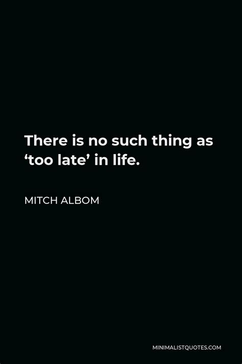 Mitch Albom Quote We Are Too Involved In Materialistic Things And