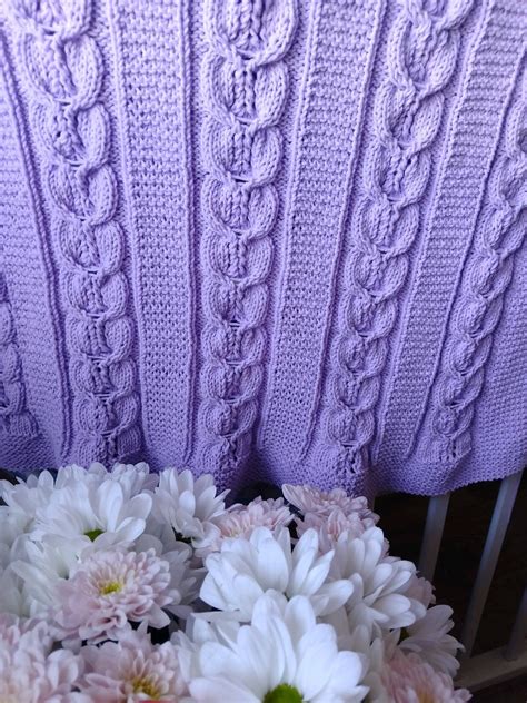 Вязаный детский плед в интернет-магазине Ярмарка Мастеров по цене 4300 ...