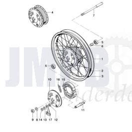 Voorwiel Spaak 160MM Kreidler RS JMPB Onderdelen