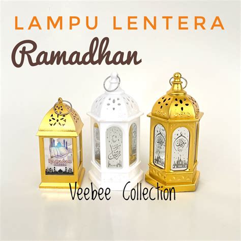 Jual Lampu Lentera Plastik Ramadhan Idul Fitri Lampu Hias Lentera