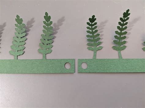 Rolled Fern Printable Template DIY Papercraft House Plant Etsy