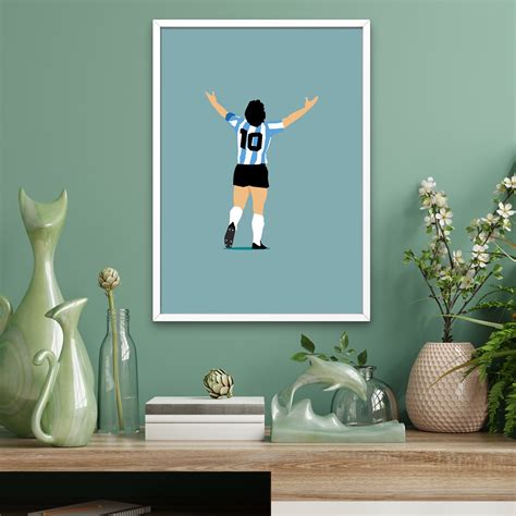 Diego Maradona Argentina 1986 World Cup Final Celebration - Etsy