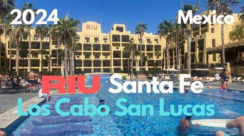 Cabo Spring Break Full Riu Santa Fe Resort Tour Fun In Los Cabos