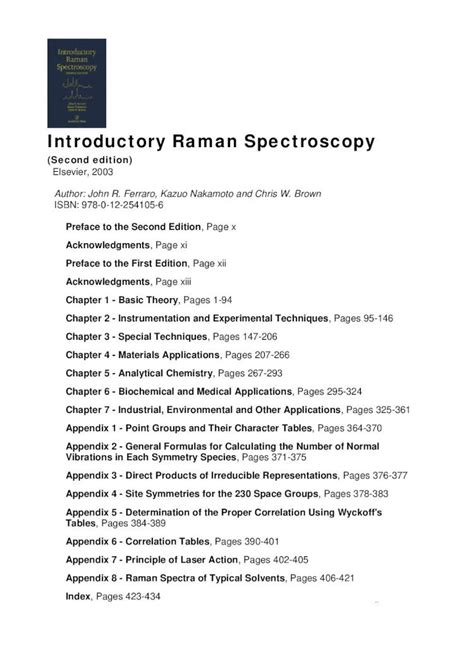 Pdf Introductory Raman Spectroscopy Second Edition Dokumen Tips