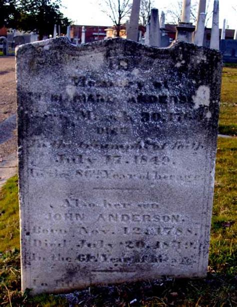 John Anderson Memorial Find A Grave