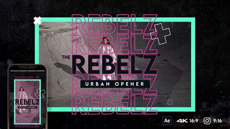 Rebelz Urban Opener Free After Effect Template Pik Templates