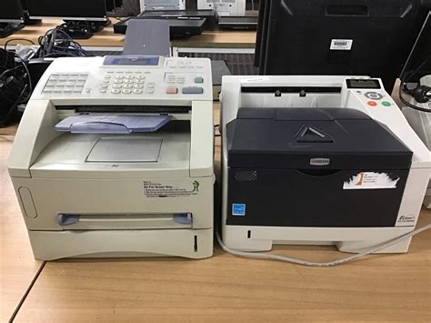 Kyocera Ecosys Fs Dn Printer Brother Fax P Powers On Not Tested