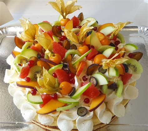 Gateau D Anniversaire Genoise Aux Fruits