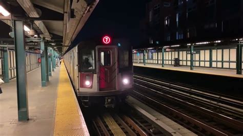 MTA NYCT R188 7 7 Train Action At 74th Street Broadway 10 21 2022