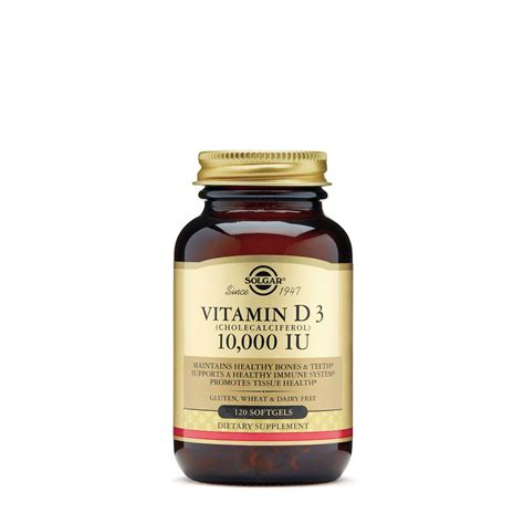 Solgar vitamin d3 10,000 iu softgels, 120 ct - Walmart.com
