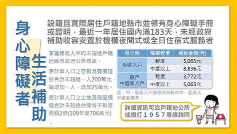 身心障礙者生活補助 台南身障補助 全民健康照護 06 5115193 Udn部落格