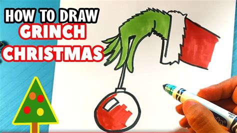 How To Draw The Grinch Hand Step By Step