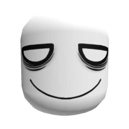 Unamused Smile Mask - White's Code & Price - RblxTrade