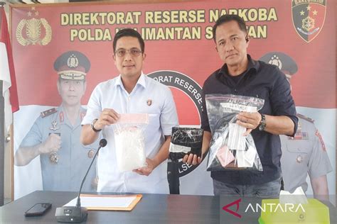 Polda Kalsel Gagalkan Penyelundupan Satu Kilogram Sabu Sabu Asal Batam