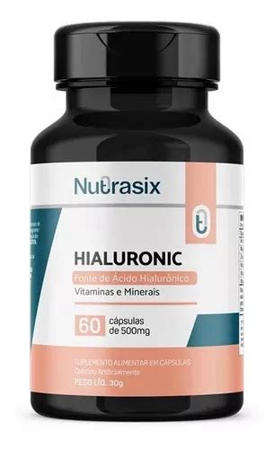 Hialuronic Ácido Hialurônico Anti idade 60 Cápsulas 500mg MercadoLivre