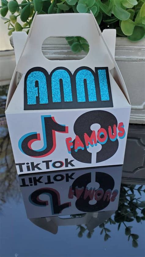 Tik Tok Famous Party Box Tik Tok Famous Goody Box Tik Tok Etsy