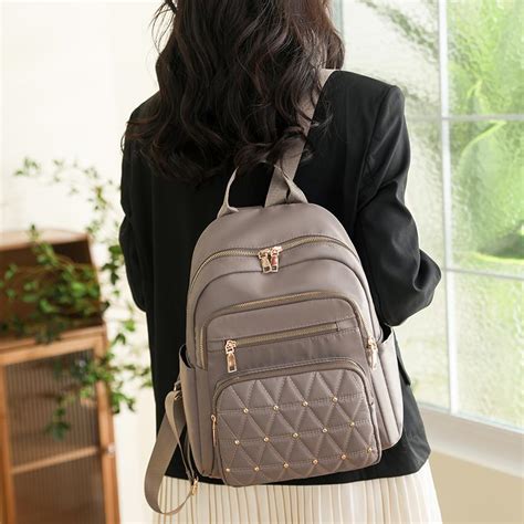 Купить Рюкзак женский нейлоновый рюкзак большой вместимости с ...