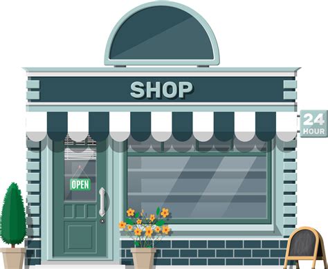 Small european style shop exterior. 35744197 PNG