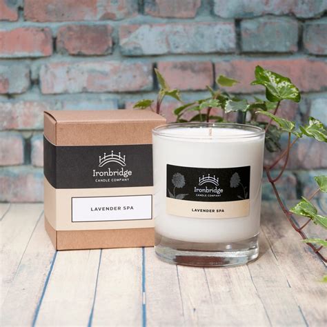 Lavender Spa Scented Candle Ironbridge Candle Company