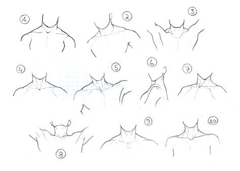 Anime Neck Drawing ~ Anime Neck Drawing 60 Ideas For How To Draw Anime Neck And Shoulders