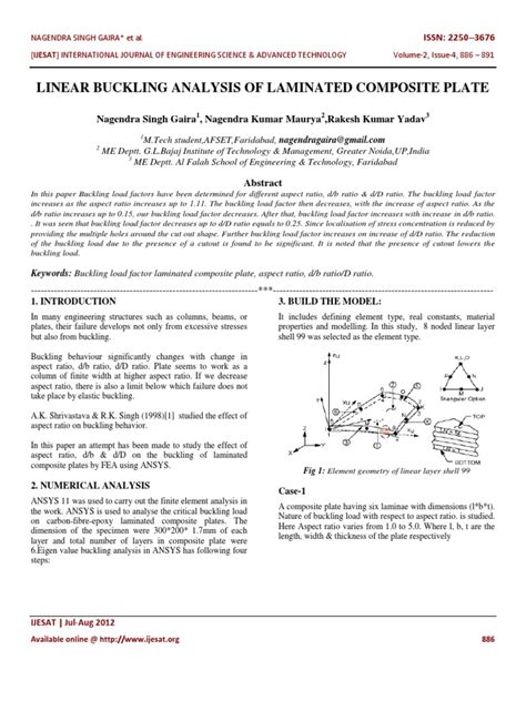 Buckling of Composite Laminates | PDF | Buckling | Composite Material