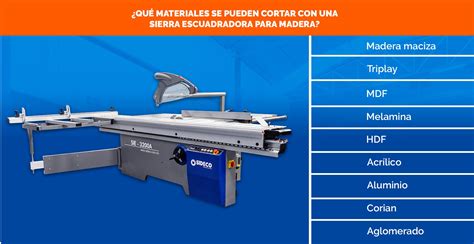 Sierra Escuadradora para madera: cortes y acabados mucho más precisos