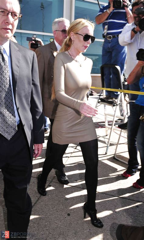 Lindsay Lohan At The Airport Courthouse In Los Angeles ZB Porn