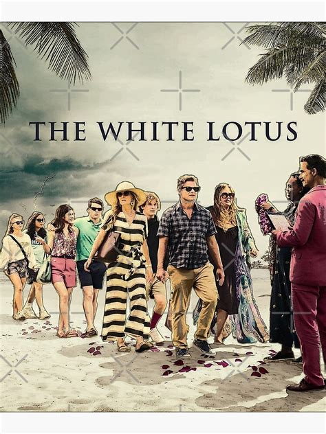 "white Lotus HBO" Poster for Sale by Reemooz | Redbubble