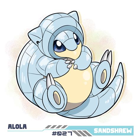 027 - Sandshrew (Alola) by StarWolfskin on DeviantArt