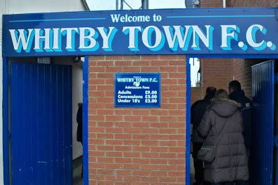 Football Grounds visited by Richard Bysouth: Whitby Town FC