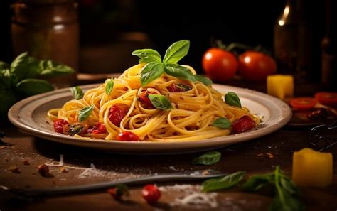 Premium Ai Image Original Italian Style The Finest Pasta Dish In The