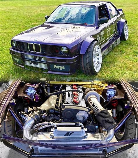 Engine Swaps | RB25 swapped BMW E30🤙 What a nice fit! Bet this thing