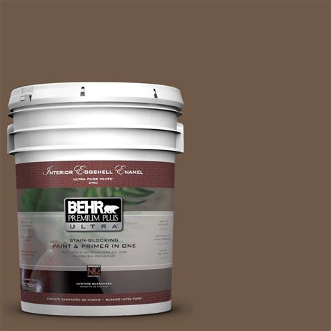 Behr Premium Plus Ultra Gal N Rustic Tobacco Eggshell Enamel