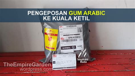 Pengeposan Gum Arabic Ke SK Binjul Dalam Empire Garden