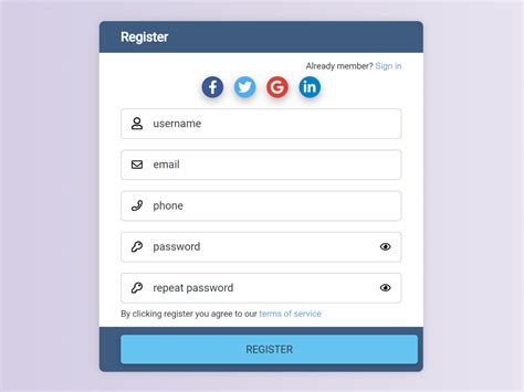 Login Register Forget Password Form Template Codehim