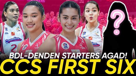 Creamline POSSIBLE FIRST 6 Bea De Leon At Denden Lazaro STARTERS