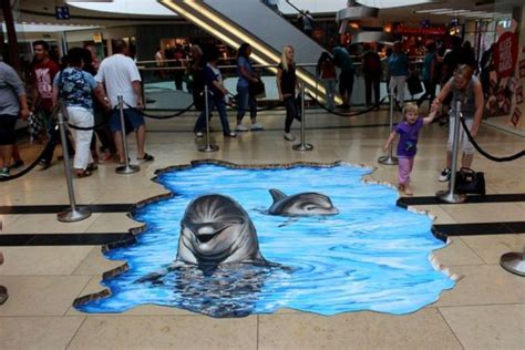 3D Floor Trick Art Dolphin - iMural Blog | The Mural's story - My WordPress Blog - English