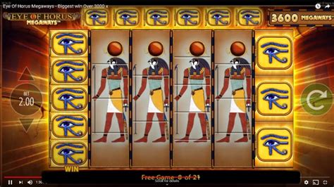 Eye Of Horus Slot Review Gameplay Freespins RTP 96 31