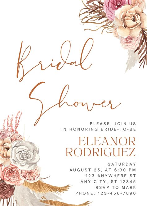 Lingerie Shower Invitations Template