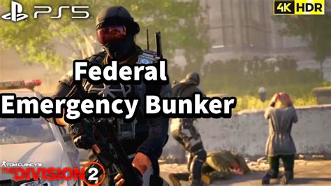 Tom Clancy S The Division 2 Invaded Federal Emergency Bunker YouTube