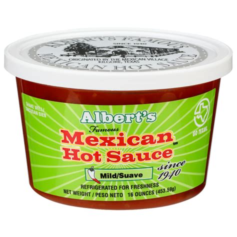 ALBERT S Famous Mild Mexican Hot Sauce Ounce Brookshire S
