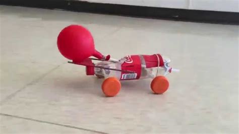 Newton S Third Law Rocket Balloon Car Youtube