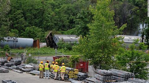 Freight Train Derails After Colliding With Truck In Maryland