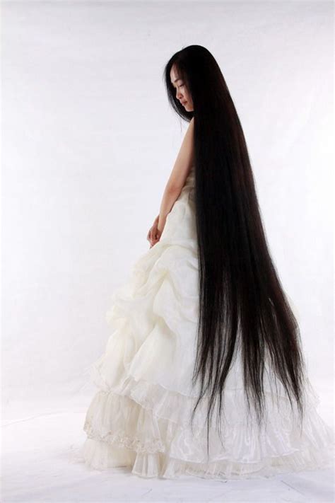 Beautiful girl with floor length long hair | Long hair styles, Long ...